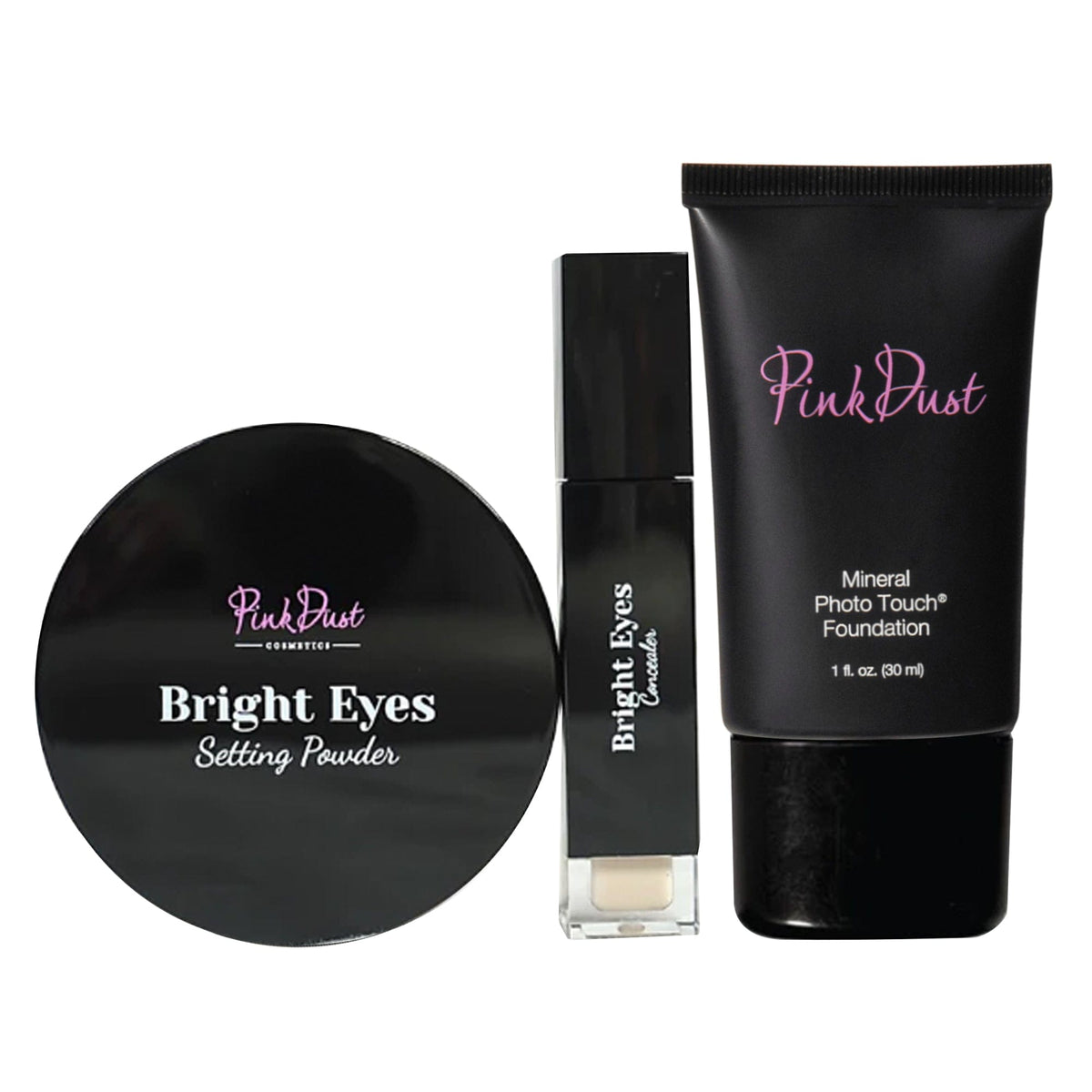 Bright Eyes Triple Threat Pink Dust Cosmetics
